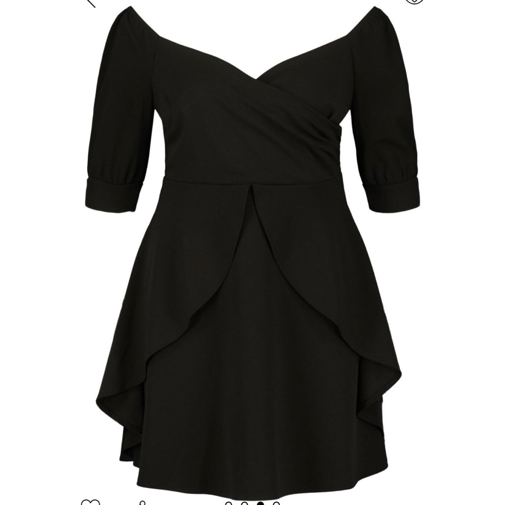 Ruffle skater dress